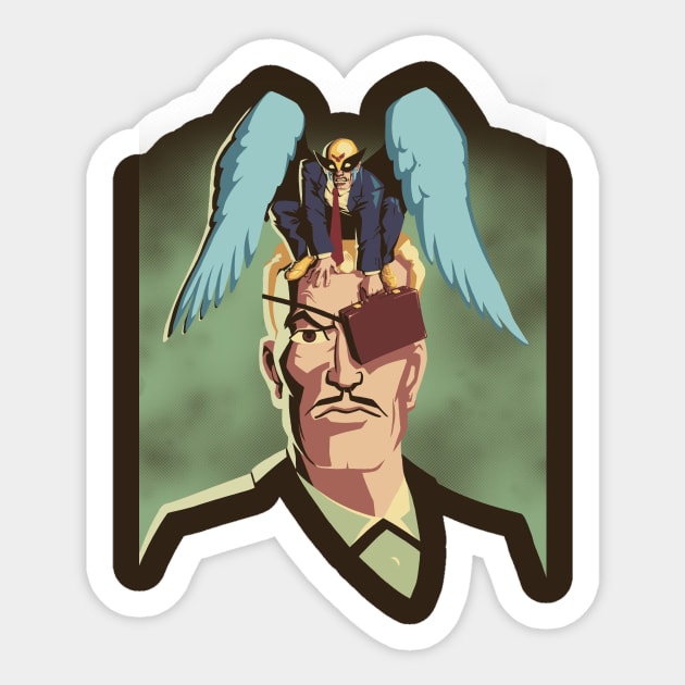 The Unexpected Attorney of Ignorance Sticker by obvian